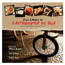 Guia carioca da gastronomia de rua O Guia Carioca de Comida de Rua, e o primeiro guia dedicado às comidinhas vendidas por ambulantes na cidade.Para entrar no Guia a comida ter que ser ótima, mas o personagem que a comercializa também precisa ser interessante. O livro Guia Carioca da Gastronomia de Rua foi lançado em 2010.